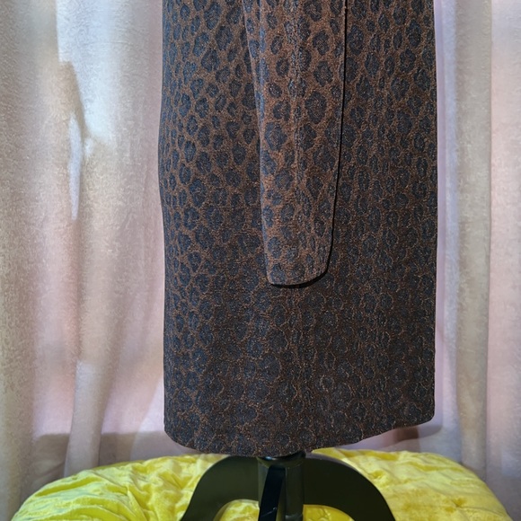 Vintage Rabbit Rabbit Rabbit Size 4P Animal Print V Neckline Midi Cardigan - Picture 6 of 15